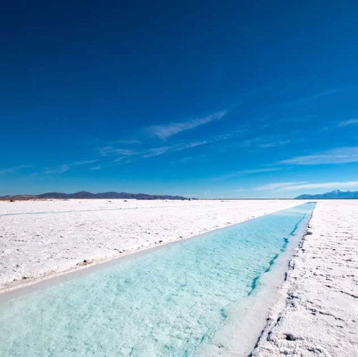 Le désert de sel des Salinas Grandes dans la région de Jujuy