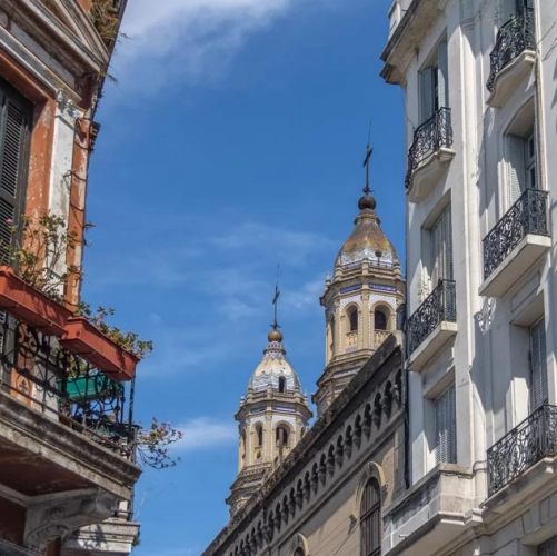 Le quartier de San Telmo et son église à Buenos Aires 