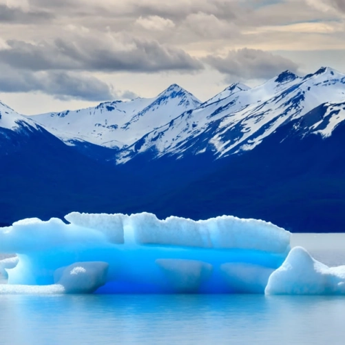 Un bloc de glace flottant sur le Lago Argentino