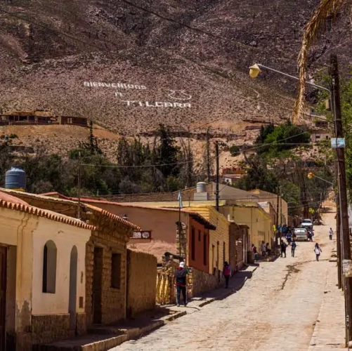 Les habitations du petit village de Tilcara
