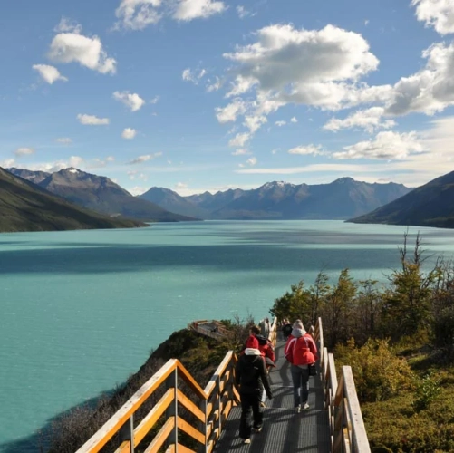 Vue panoramique sur le Lago Argentino 