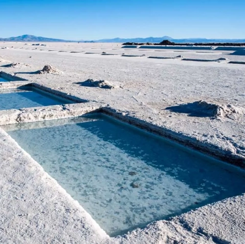 Les piscines naturelles du désert de sel des Salinas Grandes