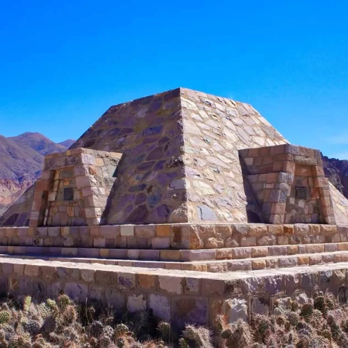 Les ruines anciennes de Tilcara dans la vallée de Humahuaca