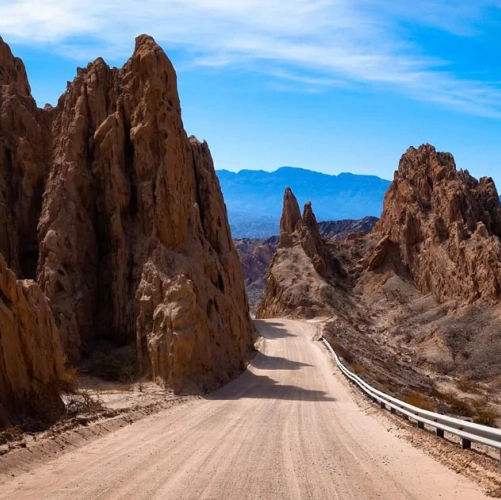 La route 40 à travers la Quebrada de Las Flechas