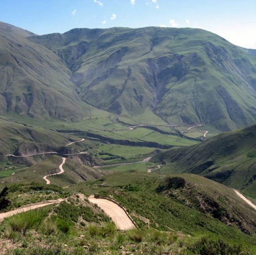 La route de la Cuesta del Obispo entre Cachi et Salta 