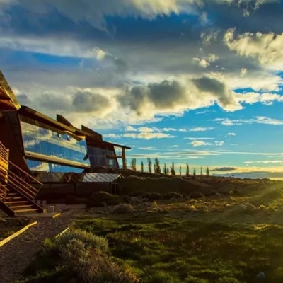 L'extérieur de l'hôtel Design Suites à El Calafate en Argentine