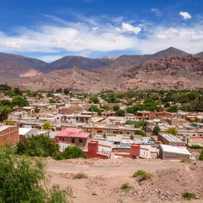 La ville de Tilcara en Argentine