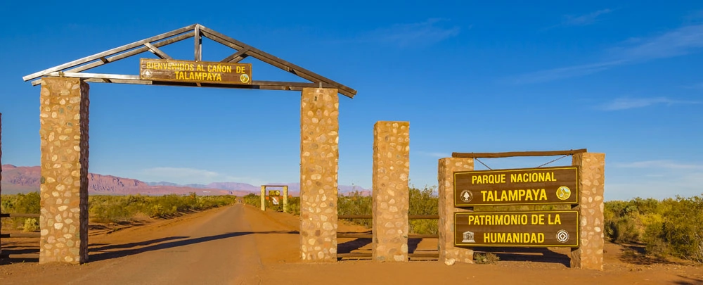 Parc national de Talampaya en Argentine, classé patrimoine mondial de l'Humanité