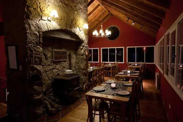 Restaurant de l’auberge Cauquenes de Nimez à El Calafate en Argentine