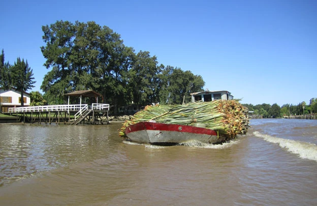 Un bateau de transport à Tigre 
