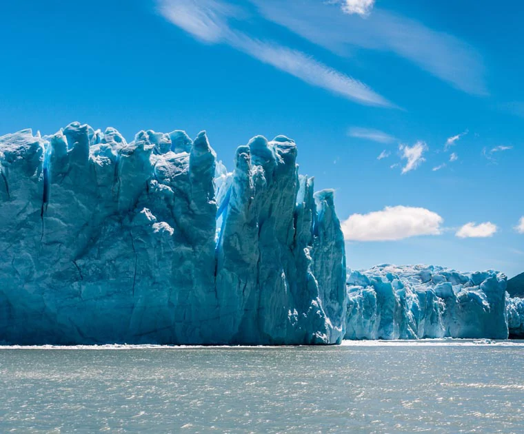 La glace éthérée du Perito Moreno 