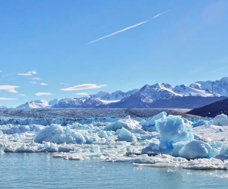 Icebergs du glacier Upsala sur le Lago Argentino
