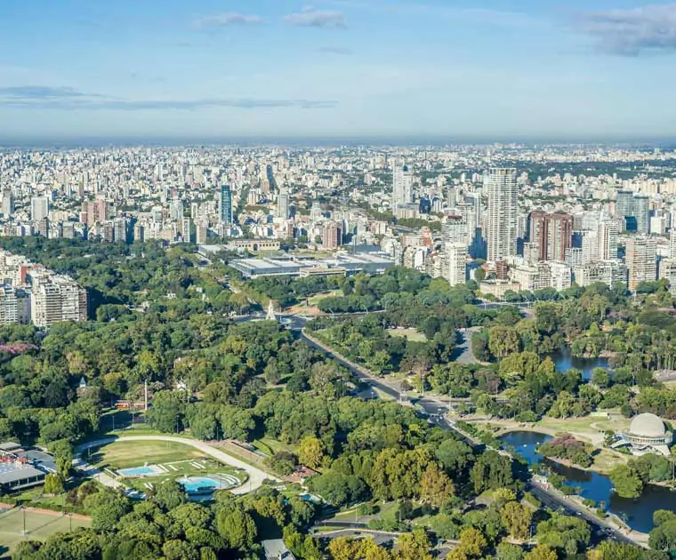Les jardins de Palermo à Buenos Aires 