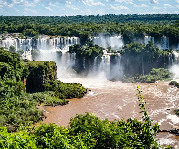 Les nombreuses chutes d'Iguazu en Argentine