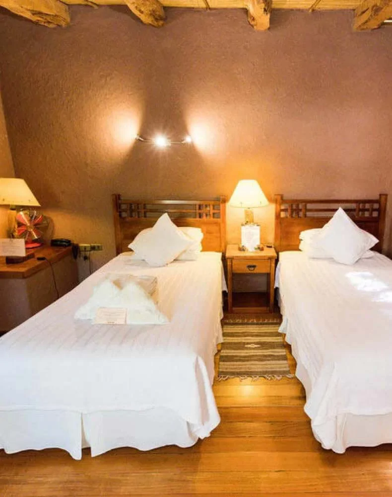 Chambre Twin de l’hotel Kimal à San Pedro de Atacama au Chili