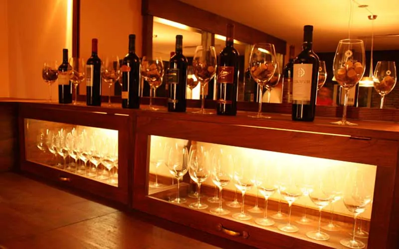 Bar de l’hotel Vinas de Cafayate Wine Resort à Cafayate en Argentine
