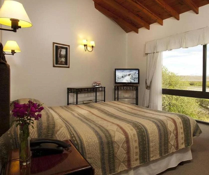 La chambre double de l’hôtel Sierra Nevada à El Calafate en Argentine